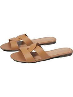 French Sole Alibi Sandal | Zappos.com Cushioned Slip-on Flat Flip Flops, Cushioned Flat Slip-on Flip Flops, Classic Open Toe Beach Slippers, Classic Slip-on Sandals For Vacation, Classic Open Toe Flats With Removable Insole, Flat Slip-on Sandals With Rubber Sole, Classic Flat Slides For Vacation, Ortholite Insole Flat Slippers, Classic Slip-on Synthetic Sandals