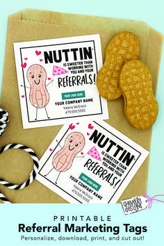 printable refer tags for nuttin's and pretzels