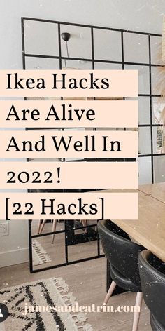 the words ikea hacks are alive and well in 2020