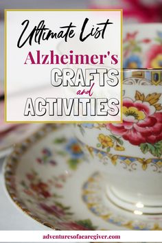 Over 75 activities and crafts for Alzheimer's and dementia patients Assisted Living Activities, Stimulating Activities, Senior Crafts, Therapeutic Recreation