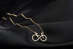 Infinity Bicycle Necklace, Biker Gift, Bike Jewelry Sterling Silver, Gold Cyclist Necklace, Bicyclist Gift, Bike Lover Gift, Cycling Jewelry TO OUR VALUED CUSTOMERS ! Please take a look at our special catalog that we have prepared for you ! ▶ https://www.etsy.com/shop/MarryMinimalist ✔️ All products in our unique store are personalized. ( You can find our font list in the images ) D E T A I L S ✔️A lifetime silver CLEANING CLOTH is given as a GIFT along with the 925 Sterling Silver Necklace! ✔️ * Made to Order. * Handmade with Sterling %100 925K Sterling Solid Silver. * Choice of Gold Color: Gold, Rose Gold, Silver * Length: 14", 16", 18", 20", 22" * Ready to Ship in 1-3 Business Days * Free returns within 14 days from the order date. ✔️ 24/7 Friendly Customer Service, contact us for any q Bike Necklace, Bicycle Jewelry, Bicycle Necklace, Bike Jewelry, Bicycle Gift, Sports Lover Gifts, Biker Gifts, Sports Jewelry, Bike Lovers