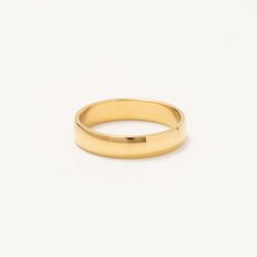 Elevate your style with our Band Ring, the perfect accessory to add a touch of elegance to any outfit.This ring is both timeless and versatile. Whether you're dressing up for a special occasion or adding a bit of sophistication to your everyday look, this ring is a must-have addition to your jewelry collection. Gold Stackable Rings With Thick Band For Everyday, Minimalist Thick Band For Everyday Wear, Minimalist Stackable Couple Rings For Everyday, Minimalist Tarnish-resistant Stackable Promise Rings, Minimalist Promise Band, Everyday Stackable Couple Rings With Round Band, Gold Minimalist Promise Band, Minimalist Gold Promise Band, Classic Thick Band Midi Promise Rings