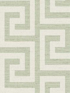 LN41204 Seabrook Textured Greek Key Green Wallpaper Green Grass Cloth Wallpaper, Grasscloth Wallpaper Dining Room, Bar Wallpaper, Valley Wallpaper, Foyer Wallpaper, Anaglypta Wallpaper, August Wallpaper, Powder Bathroom, Lillian August