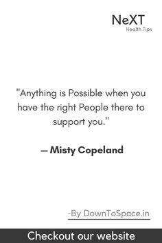 a quote from miss copeland about possible health tips