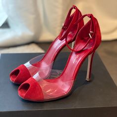 True To Size Insole Length 9.25” 4” Heel Made In Italy For Exposure: Louboutin, Prada, Dior, Gianvito Rossi, Chanel, Aquazzura, Gucci, Louis Vuitton, Valentino, Hermes, Givenchy, Rossi Shoes, Gianvito Rossi, Shoes Women Heels, Givenchy, Prada, Shoes Heels, Dior, Chanel, Louis Vuitton