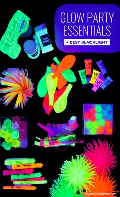 glow party essentials and best blacklight