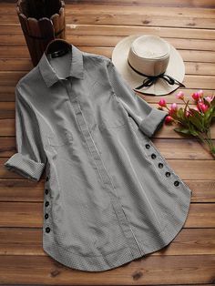 Long Sleeve Blouses, Trendy Fashion Tops, Designs For Dresses, Kurta Designs, Ladies Tops Fashion, Fashion Tops, Stylish Dresses, Online Clothing, Diy Clothes