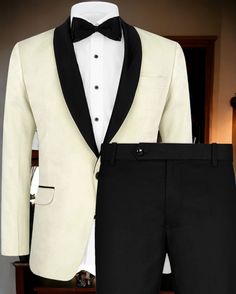 Elevate your formal attire to new heights with this exceptional Lycra Tuxedo Suit, meticulously crafted for the modern gentleman who seeks both comfort and sophistication. Handcrafted with utmost care, this tuxedo suit effortlessly merges timeless elegance with contemporary style, making it a standout choice for weddings, gala events, and special occasions. 🌟 Key Features 🌟 ✓ Premium Quality: Constructed from high-quality Lycra fabric, this tuxedo suit offers a luxurious feel and excellent stretch, ensuring a comfortable fit that moves with you. ✓ Impeccable Tailoring: Our skilled artisans have meticulously tailored every detail, from the peak lapels and button accents to the expertly sewn seams, guaranteeing a flawless and refined look. ✓ Unique Design: This isn't your ordinary tuxedo. Elegant Wedding Tuxedo With Custom Fit, Fitted Tuxedo For Ceremony, Tuxedo Style Wedding Sets With Suit Collar, Tuxedo Sets With Suit Collar For Wedding, Tailored Elegant Suits For Ceremony, Elegant Tailored Suits For Ceremony, Wedding Tuxedo Sets With Suit Collar, Bespoke Tailored Wedding Suits, Fitted Wedding Sets With Suit Collar