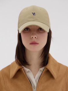 VARZAR is a total fashion brand that pursues pure reinterpretation and various attempts rather than trying to combine with certain cultures through various total fashions.- VZ Minimal embroidery point- Basic design ball cap made of 100% cotton- Great to wear all year around- Size adjustable with the back strap Classic Beige Visor Dad Hat, Khaki Visor Baseball Cap For Spring, Trendy Beige Hats With Embroidered Logo, Trendy Beige Baseball Cap With Curved Brim, Beige Curved Bill Baseball Cap For Spring, Beige Baseball Cap, Beige Dad Hat With Embroidered Logo And Curved Brim, Beige Snapback Baseball Cap For Spring, Trendy Beige Hat With Embroidered Logo