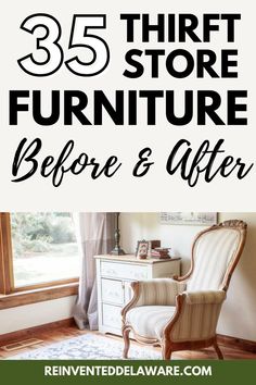 Upcycled Furniture Before & After Before And After Refurbished Furniture, Vintage Refurbished Furniture, Rehab Furniture Ideas, Furniture Makeover Before And After, Diy Furniture Flips Ideas, Furniture Before And After, Before And After Furniture Makeover, Thrift Flip Furniture, Thrift Store Diy Furniture