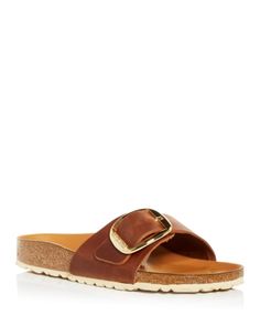 Birkenstock Women's Madrid Slide Sandals Big Buckle Birkenstock, Madrid Birkenstock, Madrid Big Buckle, Birkenstock Madrid Big Buckle, Neutral Heels, Birkenstock Women, Footbed Sandals, Birkenstock Sandals, Birkenstock Madrid