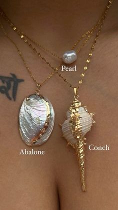 Dope Jewelry Accessories, Conch Pearl, Siren Mermaid, Jewelry Accessories Ideas, Hippie Necklace, David Gandy, Dope Jewelry, Funky Jewelry, Jewelry Lookbook