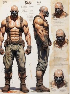 an image of a character sheet from the video game metal gear, with different facial expressions and body parts