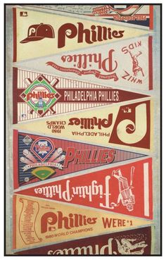 an advertisement for philadelphia phillies baseball team