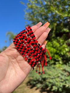 Red Evil Eye Beaded Adjustable Bracelet In many cultures, it is believed that evil eye bracelets protect against misfortune, evil looks and negative energy. Wear your bracelet for good luck and protection. ✨ Red Evil Eye Bracelet Gift, Cheap Red Evil Eye Bracelet, Red Spiritual Evil Eye Bracelet As Gift, Red Spiritual Friendship Bracelets With Evil Eye, Red Spiritual Friendship Bracelet With Evil Eye, Handmade Red Symbolic Beaded Bracelets, Red Evil Eye Bracelets For Friendship, Handmade Red Evil Eye Bracelet, Traditional Black Friendship Bracelets As Gift