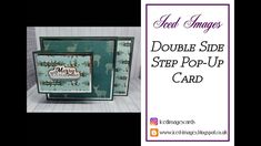 a card with the words, double side step - up card on it and an image of