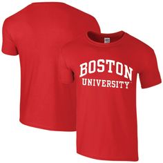 The Men's Red Boston University T-Shirt is a must-have for any devoted Boston University fan. Show your unwavering support for the Terriers with this vibrant tee, featuring screen print graphics that proudly display the Boston University logo. Made from comfortable cotton, this T-shirt is perfect for game days, alumni events, or any occasion where you want to represent your beloved university. Hbcu Shirts, Alumni Events, University Shirt, University Tshirt, Boston University, University Logo, American Classic, You Rock, Screen Print