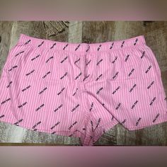 Pink Vs Boxers/Pajama Nwt Casual Pink Cotton Boxer Briefs, Pink Cotton Pajama Shorts For Overnight, Pink Cotton Boxer Briefs For Loungewear, Pink Cotton Loungewear Boxer Briefs, Pink Casual Boxer Briefs For Loungewear, Casual Pink Boxer Briefs For Loungewear, Pink Short Boxer Briefs For Loungewear, Girly Accessories, Pink Vs