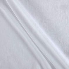 the white fabric is very soft and smooth