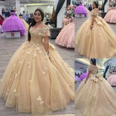 Quince Dresses With Butterflies, Barbie Gowns Princesses, 15 Dresses Quinceanera Pink, Butterfly Quinceanera Dresses, Butterfly Quinceanera Dress, White Quinceanera Dresses, Quinceanera Pink, 15 Dresses Quinceanera, Glitter Butterfly