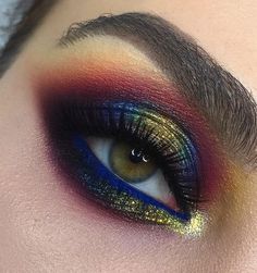 Fantasy Make-up, Make Up Designs, Blue Smokey Eye, Drag Make-up, Beauty Make-up, Make Up Looks, Luxury Makeup, Fantasy Makeup