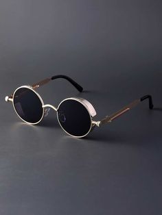 Circular Shades Glasses, Round Sunglasses For Men, Circle Glasses Men, Sunglasses Picture Ideas, Cooling Glass, Round Glasses Men, Round Sunglasses Men, Glasses Frames Trendy