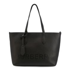 Burberry Tote Bag, Burberry Shoulder Bag, Burberry Tote, Black Leather Top, Burberry Vintage, Tote Bag Black, Big Bag, Burberry Handbags, Burberry London