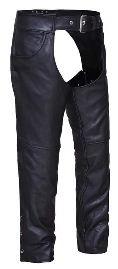 The Rally Jean Pocket style Unisex Leather Chaps are perfect for motorcycle riding in milder weather. They have a nylon liner down to the knee. Soft cowhide riding chaps with&nbsp;a belt closure with a lace waist adjustment in the back. Zipper runs down the outer leg from hip to just below knee Riding Chaps, Leather Chaps, Jean Pockets, Unique Fits, Motorcycle Riding, Mens Vests, Old Jeans, Riding Motorcycle, Lady Biker