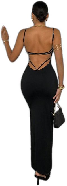 Black Backless Bodycon Dress With Built-in Bra, Bodycon Backless Dress With Built-in Bra, Elegant Seamless Bodycon Dress For Party, Seamless Sleeveless Bodycon Dress For Evening, Sleeveless Seamless Bodycon Dress For Evening, Flirty Backless Bodycon Dress With Built-in Bra, Seamless Bodycon Dress For Night Out, Black Backless Bodycon Dress With Straps, Black Bodycon Dress With Straps And Backless Design