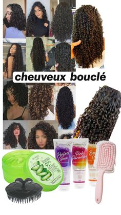 Mixed Curly Hair, Shot Hair Styles, Curled Hairstyles, Glow Up?, Summer Hairstyles