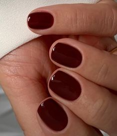 Minimalist Nail, Wine Nails, Fall Gel Nails, Cute Gel Nails