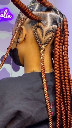 Fire Hairstyles, Feed Ins, Christmas Styles, Lemonade Braids Hairstyles, Braids Locs, Braids For Black, Colourful Hair