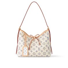 LOUIS VUITTON® - Carryall Pm - Multicolore Blanc Louis Vuitton Carryall, Louis Vuitton Gifts, Wallet Pouch, Monogram Bag, Bag Trends, Fashion Jewelry Earrings, Wallet Chain, Fashion Jewelry Necklaces, Small Leather Goods