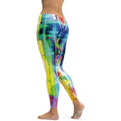 We are loving our EDM wear, they are colorful, vibrant, bold and super comfy. So you could say that these leggings are absolutely perfect for festivals, parties or out and about. If you are looking for a colorful and unique fashion piece than these Bright Neon Rave Leggings are a must have in your wardrobe. Playful Fitted Activewear For Yoga, Playful Fitted Yoga Activewear, Multicolor Fitted Leggings For Festival, Playful Stretch Workout Leggings, Fun Multicolor Stretch Leggings, Trendy Multicolor Summer Leggings, Fitted Playful Leggings For Spring, Playful Fitted Leggings For Spring, Tight Leggings For Yoga In Summer