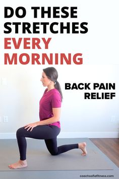 Start your day with this morning stretch routine to release all that tightness in your lower back and hips built-up during the night. Best Morning Stretches, Trapezius Stretch, Psoas Stretch, Myofascial Pain Syndrome, Upper Back Exercises, Hip Flexibility, Yoga Routine For Beginners, Chronic Lower Back Pain, Pectoral Muscles