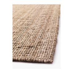 an area rug made from jute and wool