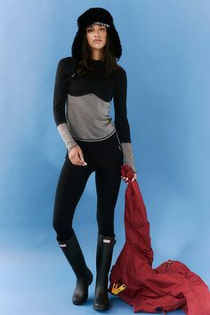 Made with warm Merino wool, this base layer is perfect for cold days on the slopes, with a breathable, sweat-wicking fabrication, just-right stretch and flattering seaming details cute enough for apres. **Fit:** Fitted; bottom hem hits at waist; mock neck **Features:** Warm, sweat-wicking Merino wool fabrication; mock neck; underbust stitching detail; ribbed detail through body **Why We ❤ It:** So cute solo and so warm as a layer | Moonlight Base Layer Long Sleeve by FP Movement at Free People, Long Sleeve Moisture-wicking Activewear For Layering, Outdoor Moisture-wicking Long Sleeve Top, Solid Moisture-wicking Long Sleeve Activewear, Outdoor Fleece-lined Tops, Black Long Sleeve Moisture-wicking Activewear, Layered Long Sleeve, Fp Movement, Base Layer, Cold Day