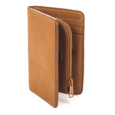 Ellington Leather Compact Wallet-Bags > Handbag > Leather-Mission Mercantile-Maple-Mission Mercantile Leather Goods Brown Leather Crossbody Purse, Brown Leather Crossbody Bag, Gold Rate, Front Pocket Wallet, Leather Industry, Pocket Wallet, Leather Crossbody Purse, Market Tote, Nice Leather