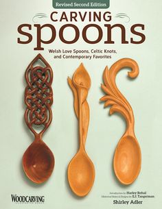 carving spoons with love spoons, celtic knotts and contemporary woodcarving