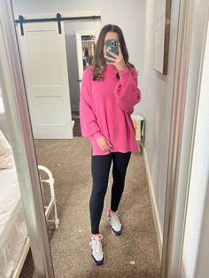 Lazy Outfits, Cute Everyday Outfits, Pink Outfits, College Outfits, Fall Winter Outfits, School Outfits, Everyday Outfits