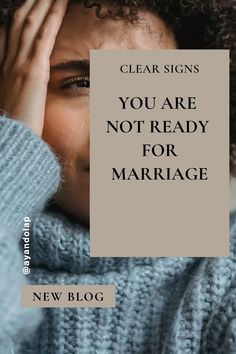 Clear Signs You Are Not Ready for Marriage Healthy Relationship Quotes, Ready For Marriage, Relationship Boundaries, Goals Relationship, Healthy Relationship Tips, Engaged Couple, Unhealthy Relationships, Marriage Is