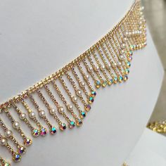 This listing is for the 6cm wide rhinestone cocktail fringe as you see in the photo, please note that for 1 lot the length is 1m. If you order more than 1 lot, we will send continuous uncut pieces. eg. if you order 2 lots, we will send 1 piece of 2m long fringe.  What you get as what you see. Cheap Party Jewelry With Beaded Fringe, Fringe Lampshade, Fringe Diy, Pageant Wear, Fringe Festival, Gold Fringe, Flower Band, Long Fringes, Rhinestone Trim