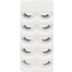 PRICES MAY VARY. ✅ Half Fake & Half Real - DAODER half lashes is different from ordinary false eyelashes, the half eyelashes can be stacked to the outer corner of your eyes, your real natural lashes still in the inner corner of eyes, looks like more real and gorgeous. ✅ Cat Eye Look - This Demi Wispies lashes provide an authentic natural criss-cross design as seen in real eyelashes for most natural look. These mink lashes fluffy have a flared volume, shorter inner conner, much longer at the end False Eyelashes For Small Eyes, Flared Lashes, Wispy Lashes, Great Gifts For Women, Large Eyes, Faux Mink Lashes, Strip Lashes, Fake Eyelashes, Natural Lashes