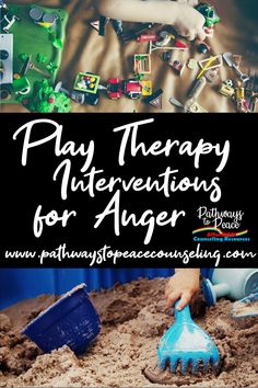 play therapy for children with text overlay