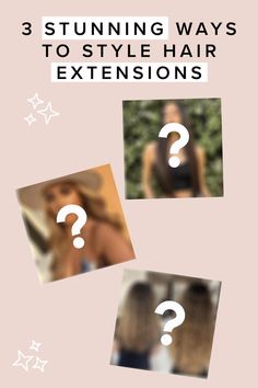 Long hair, don’t care! Long hair is always trending but it may be discouraging for some when it comes to styling and maintenance. Want to learn our 3 effortless ways to style your hair extensions? No worries, we have you covered. Style Hair Extensions, Ways To Style Your Hair, Style Hair