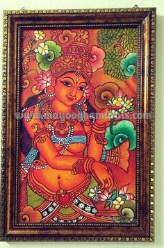 Indian Mural Art, Indian Mural, Mural Painting Ideas, Indian Living Room Design, Phad Painting, Indian Living Room