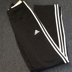 Brand New Adidas Jogging Pants , Size S , Color Black. Adidas Workout Pants With Three Stripes, Adidas Workout Pants With Three Stripes Branding, Adidas Sports Pants Full Length, Adidas Stretch Sweatpants For Jogging, Adidas Full Length Sports Pants, Black Fitted Full-length Joggers, Adidas Fitted Jogging Bottoms, Adidas Stretch Sweatpants For Streetwear, Black Straight Leg Sweatpants For Jogging