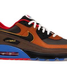 Electronic Arts / Ea Sports Air Max 90 Collab Shoes - Play Like Mad. 8.5m/10w Currently On Stockx For 150-200. Brand New And Never Worn. Nike Leather Sneakers With Air Max Cushioning, Brown Air Max Cushioned Sneakers For Sports, Brown Synthetic Sneakers With Air Max Cushioning, Sporty Brown Sneakers With Air Max Cushioning, Brown Synthetic Air Max Sneakers, Nike Brown Running Shoes For Sports, Brown Nike Running Shoes For Sports, Sporty Custom Leather Sneakers With Air Cushioning, Brown Low-top Sneakers With Air Cushioning