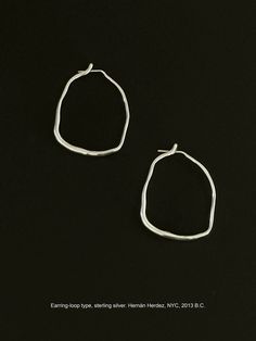 ancient loop earrings – Hernan Herdez 1st Century, Loop Earrings, Ancient Rome, Sterling Silver Earrings, Rome, One Piece, Silver