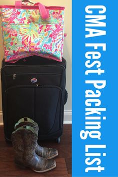 luggage and boots sitting on the floor next to each other